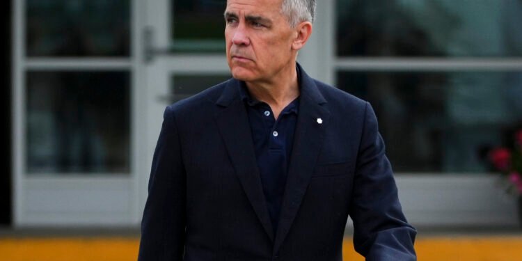 Prime Minister Mark Carney departs Ottawa on Sunday, June 22, 2025. THE CANADIAN PRESS/Sean Kilpatrick