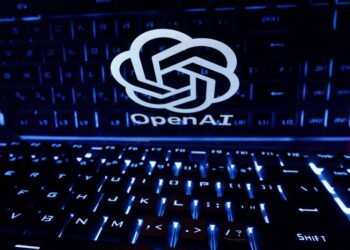 FILE PHOTO: A keyboard is placed in front of a displayed OpenAI logo in this illustration taken February 21, 2023. REUTERS/Dado Ruvic/Illustration/ File Photo