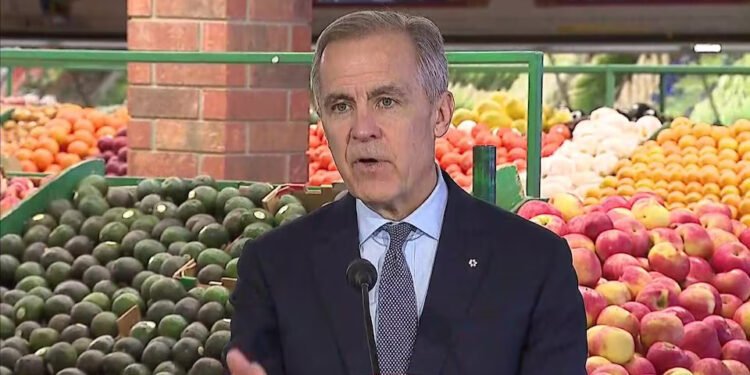Carney pitches GST credit top-up as grocery costs bite hard 12 carney announcement in ottawa
