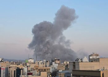 Former President Donald Trump speaking amid escalating US-Iran tensions over strikes