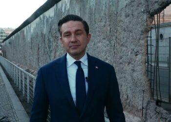 "Freedom is only one generation away from extinction." Pierre Poilievre channels Ronald Reagan in Berlin 15 Berlin Wall in 1962 symbolizing division and deadly escape attempts like Peter Fector's