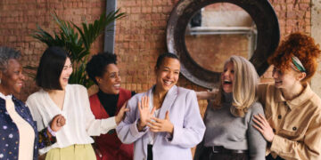 Women entrepreneurs and artisans at Femfest market in Ottawa on International Women's Day