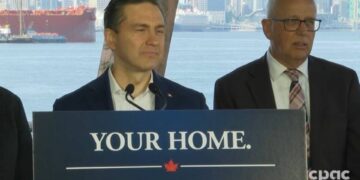 Pierre Poilievre speaking at North Vancouver rally on property rights motion