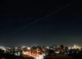 Missile launch representing Iran's attacks toward northern Israel amid escalating regional tensions