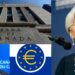 ECB President Christine Lagarde announcing interest rate hike amid inflation and geopolitical tensions